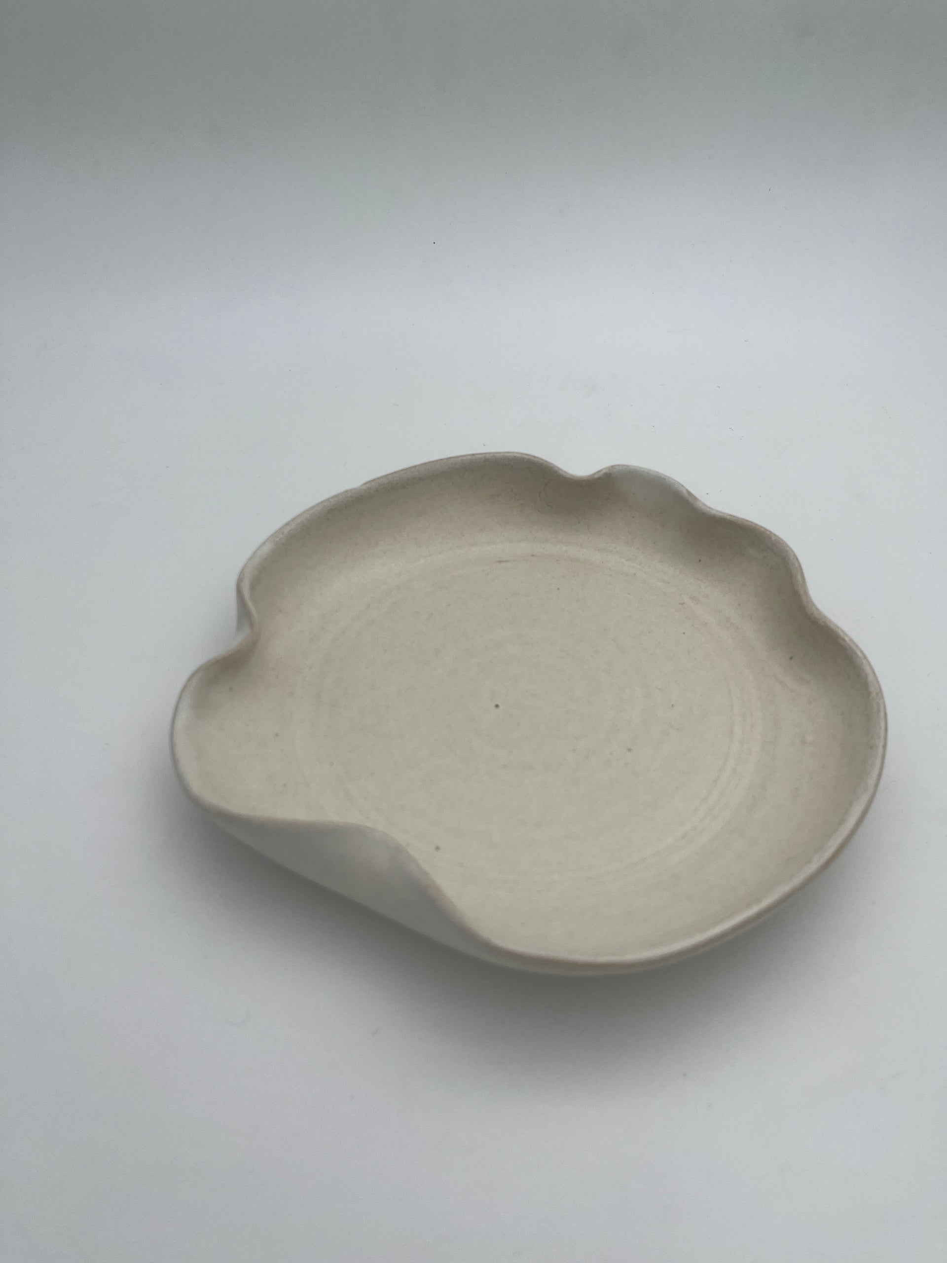 Flow dessert plate