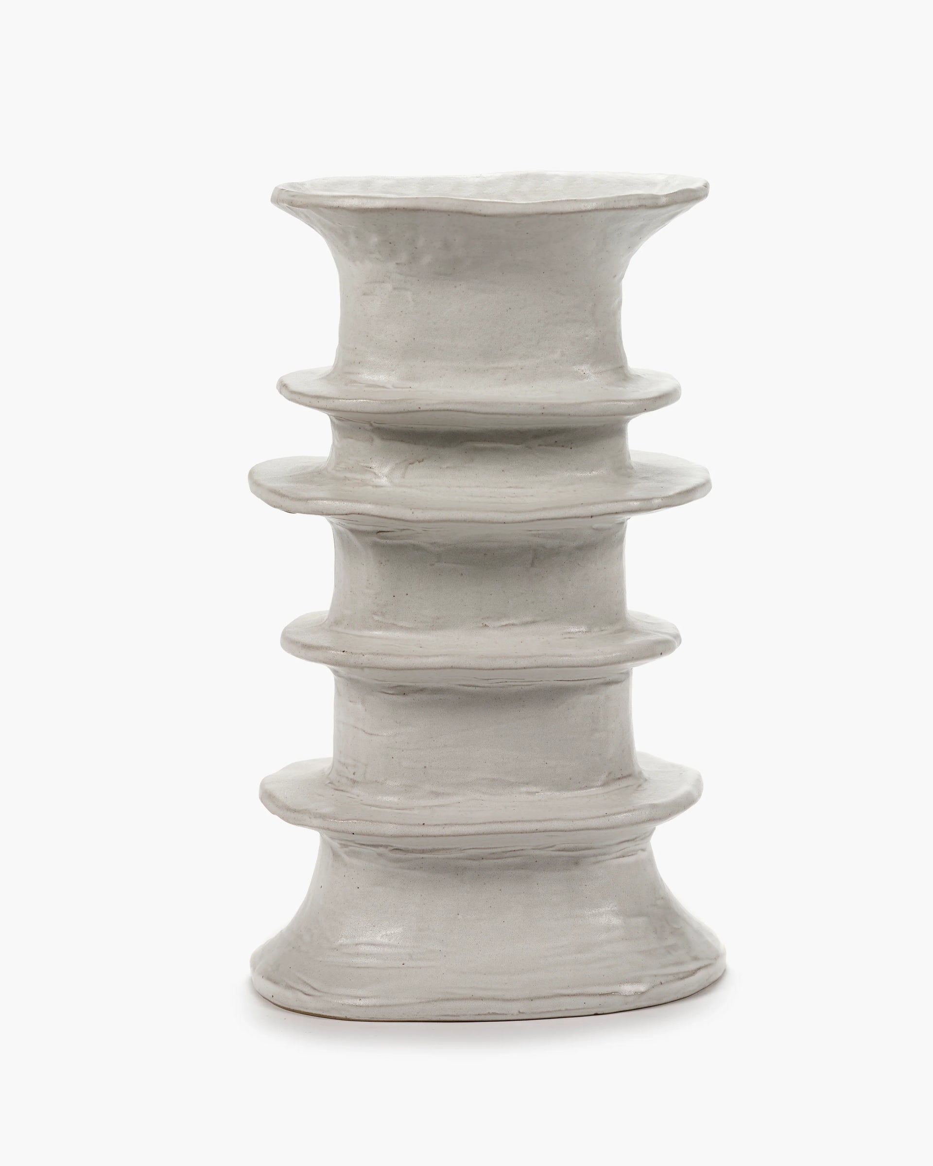 Vase L white Billy 04